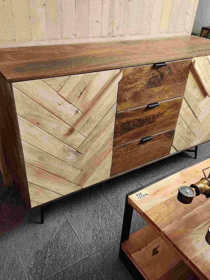 Aparador Rennes 150 Natural por atacado de Crab design