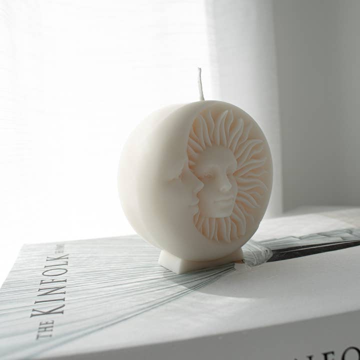 Glowing Harmony Candle Co - Wholesale Novelty Candle - Sun & Moon Decorative Candle, Celestial Candle 6