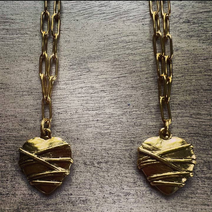 Chasing Cherubs - Wholesale Pendant/Charm Necklace - Mended4