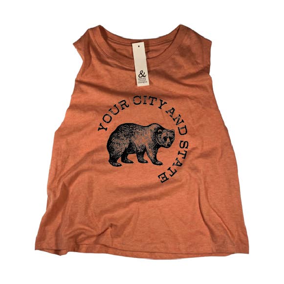 Bear Tank - Customizable for wholesale by and - ashley nicole designs