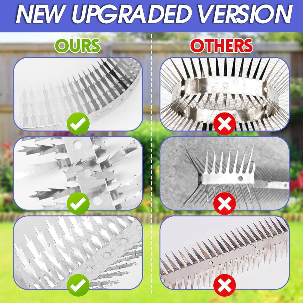 VIGOR - Wholesale Garden Tool - Outdoor Stainless Steel Garden Fence Spikes and Wall2