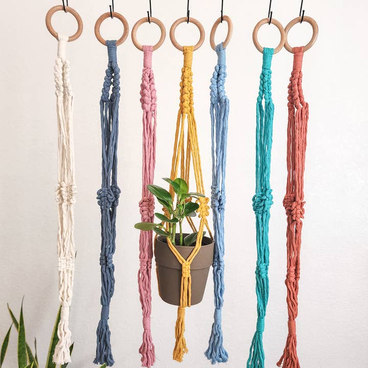 Handmade By Uruba - Wholesale Hanging Planter - Butterfly Plant Hanger, Minimalist Handmade Plant Hanger