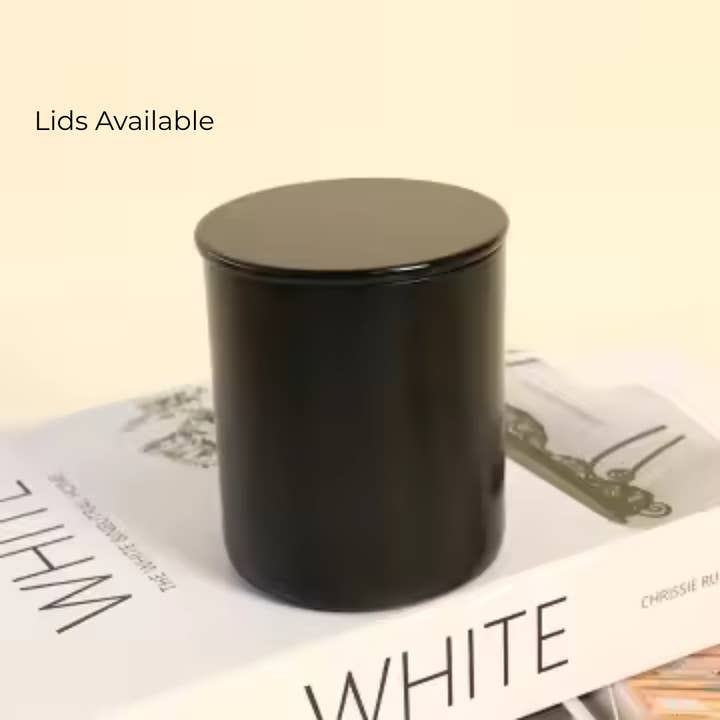 River Birch Candles - Wholesale Jar/filled candle - 13 oz Unlabeled Black Metal Tumbler-Soy Candle-Private Label2