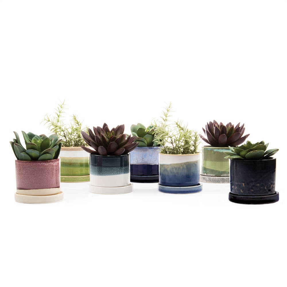 Chive UK - Wholesale Plant Pot - Minute  Handmade Ceramic Planter Indoors Pot With Saucer8