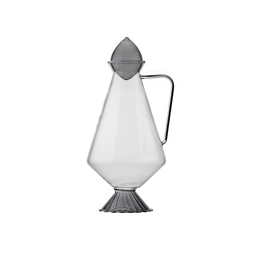 TUTU Home – Engroshandel Karaffel – "Black Jupe" Glas Karaffel – Moderne Vinkaraffel0