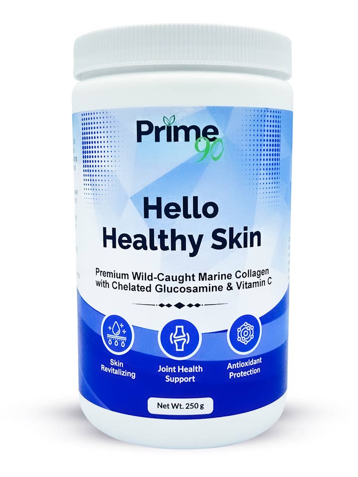 Hello Healthy Skin Hydrolyzed Marine Collagen Peptides for wholesale by Prime 90