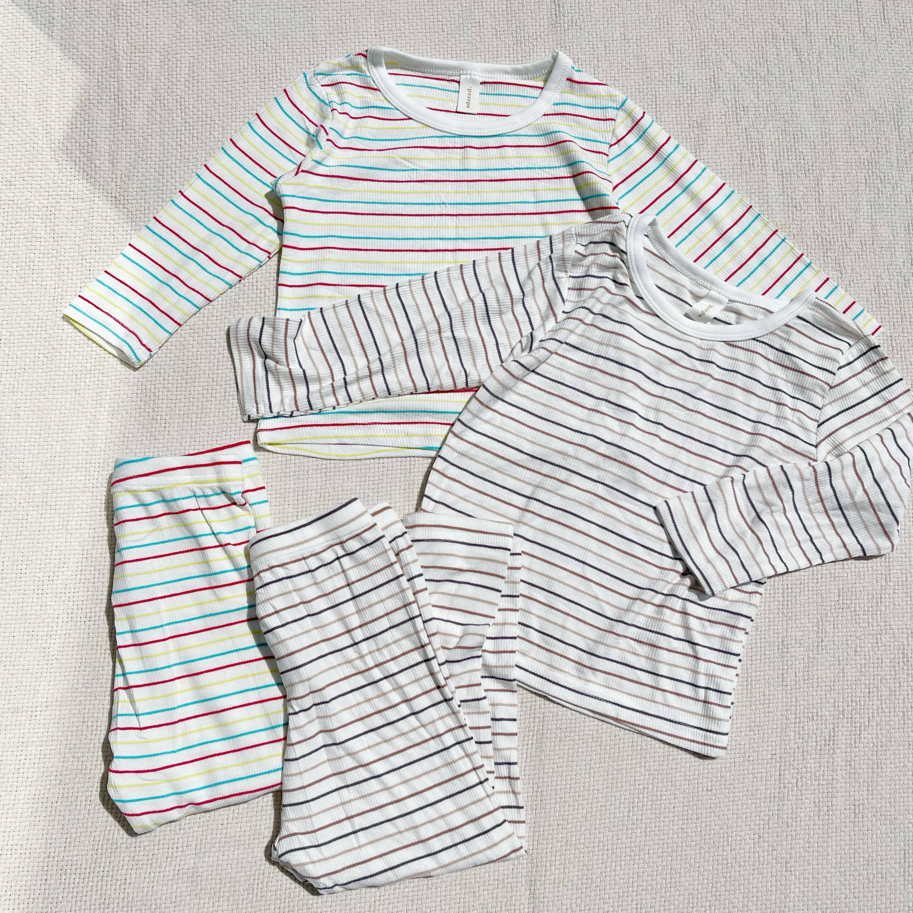 Adored - Wholesale Top & Leggings Set - Kids - Breezy Top & Leggings Set - Rainbow2