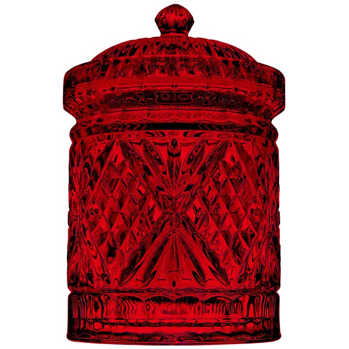 Godinger - Wholesale Canister - Dublin Red Biscuit Box / Canister - Holiday Decor