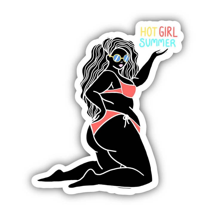 Hot Girl Summer Dark Sticker for wholesale by Big Moods
