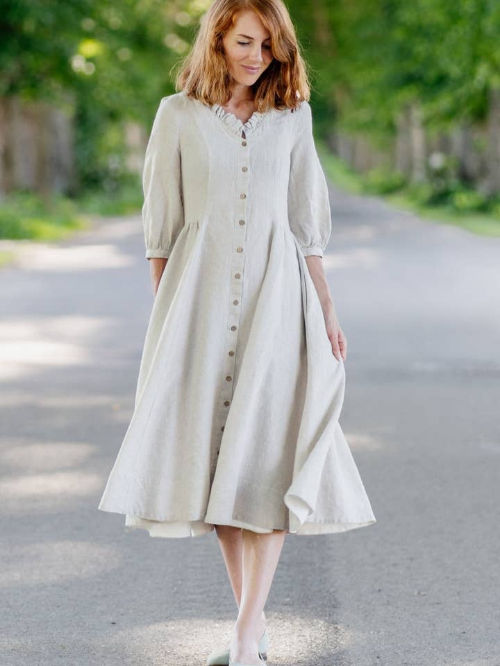 Mon Cheri Ophelia Dress, 3/4 Sleeve for wholesale on Faire28