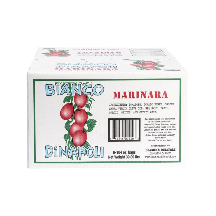Bianco Dinapoli - Wholesale Pasta Sauce - Bianco DiNapoli Non-Organic Marinara 624 ounces (6/104oz)2