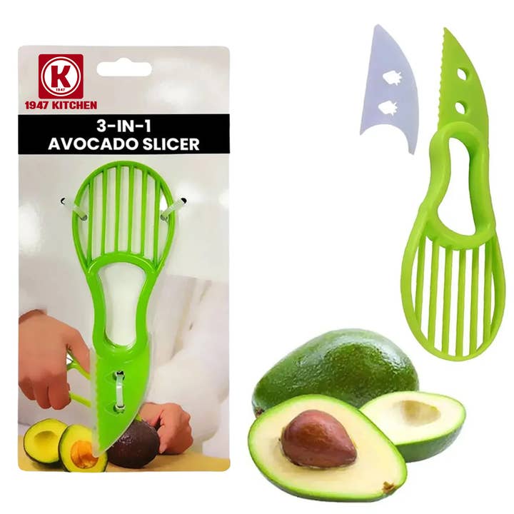 TAGLIERINA E AFFETTATRICE PER AVOCADO 3 IN 1 per la vendita all'ingrosso da parte di Extreme Fit Wholesale