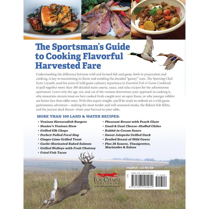 Fox Chapel Publishing – wholesale Kokbok – Väsentlig Fisk & Vilt Kökbok-Recept för Luncher & Middagar