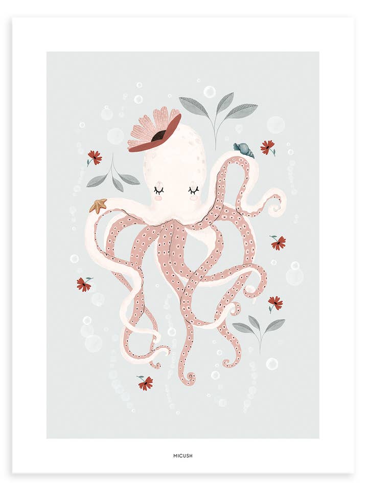 Ocean Field - Ramlös Bläckfiskaffisch för wholesale av LILIPINSO