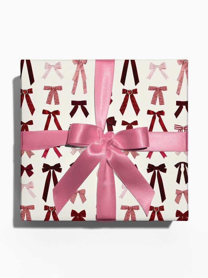Bows Bows Bows Wrapping Paper Set of 3 for wholesale by Bon Femmes