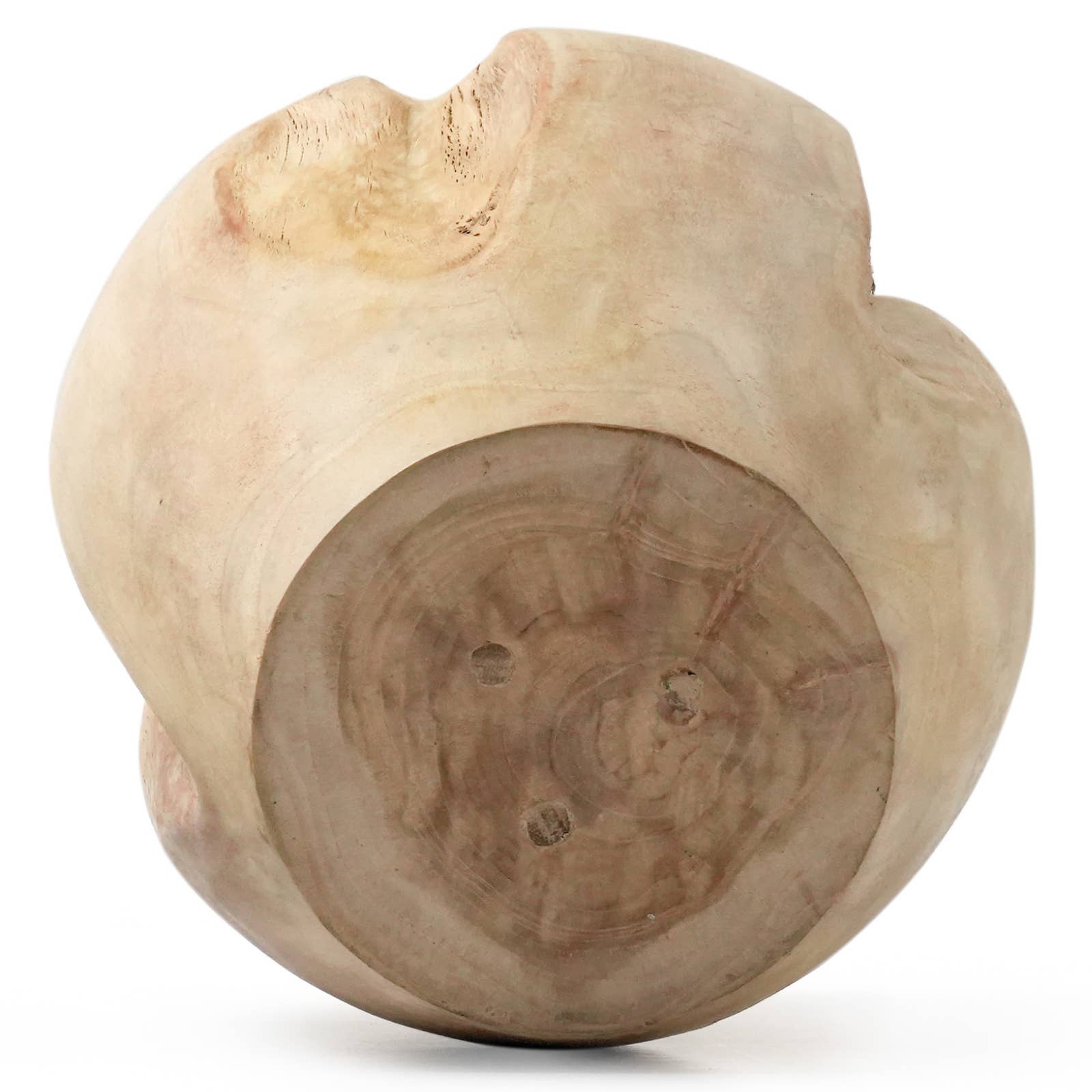 Rainforest Bowls - Wholesale Vase - 10-Inch Wide-Body Urn-Shape Rounded Teak Root Vase6