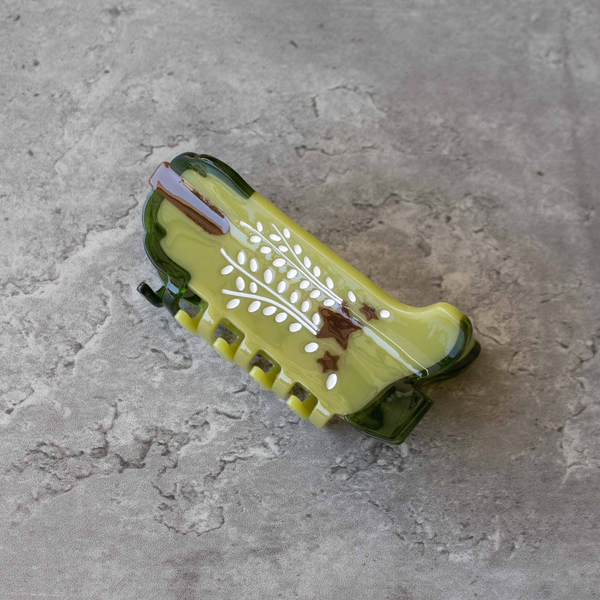 Tiepology - Wholesale Hair Clip - Women's - Eco Shooting Star Cowboy Boots Hair Claw Clip6