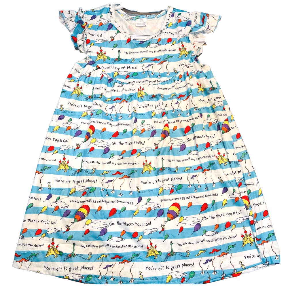 Yourself Expression - Wholesale Dress - Kids - Girls Dress Oh The Places