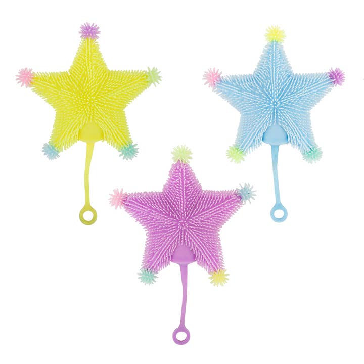 Trendhaus – Großhandel Leuchtspielzeug – Kind & Baby – MM FLUFFY-LEUCHT-STERN YOYO, 3-FACH SORT