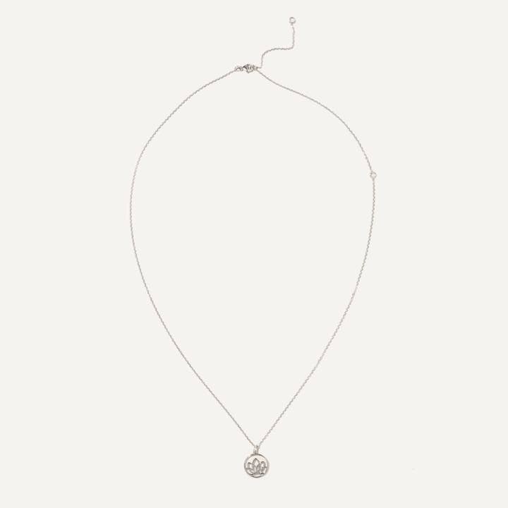 Boa Bijoux - Wholesale Pendant/Charm Necklace - LOTUS collier en Argent véritable1