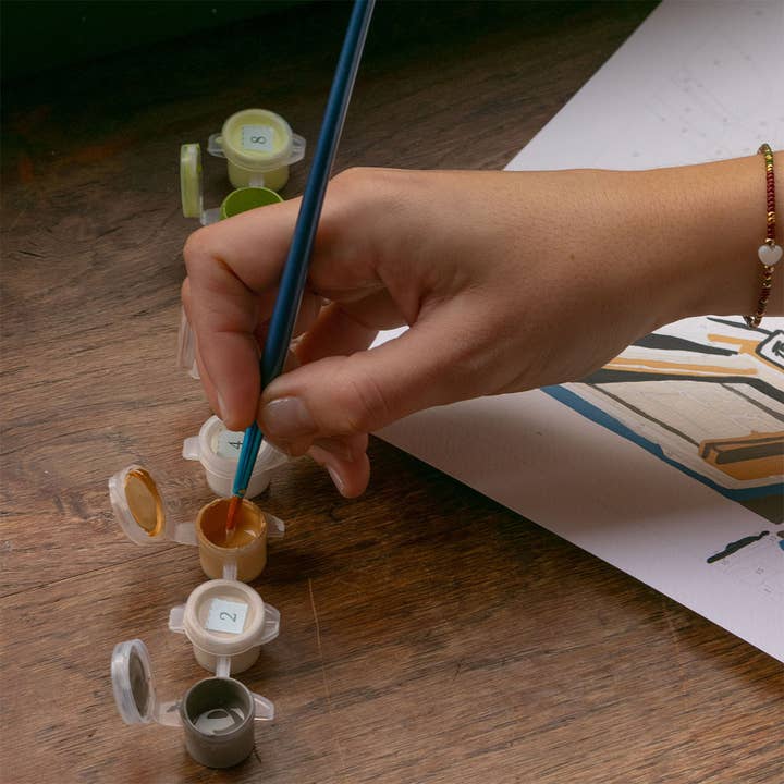 La Petite Épicerie - Wholesale DIY Craft Kit - Paint by Numbers Kit - Kyoto3