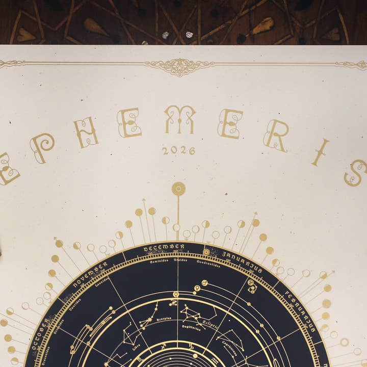 ANIMA ONIRIS - Wholesale Calendar - Astral Calendar 2026, Moon & Planet Astronomic Calendar (Cop6