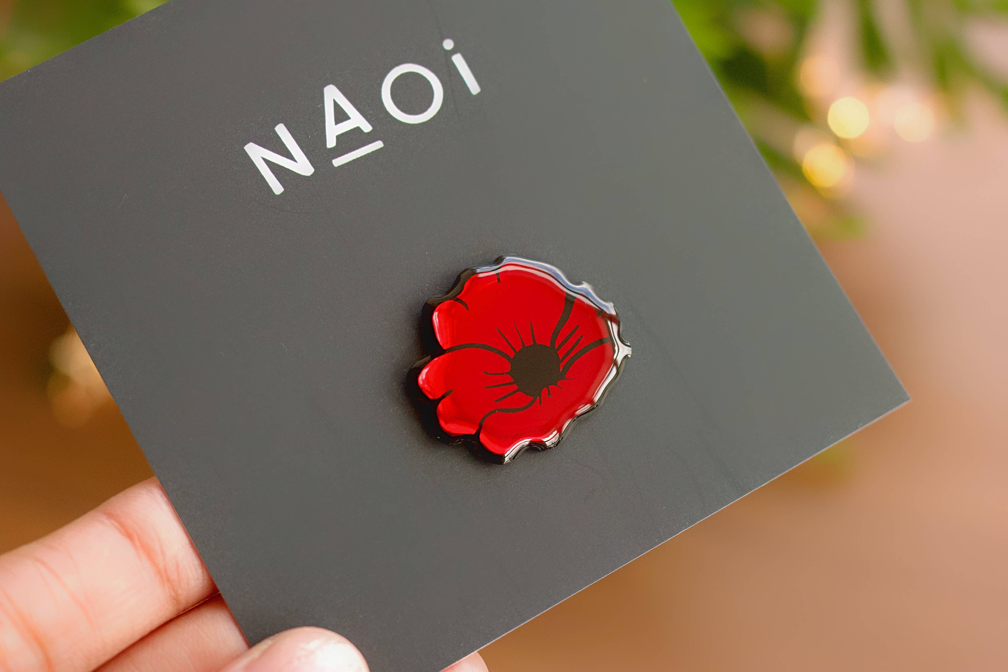 Naoi - Wholesale Brooch - Poppy Pin Brooch - Handmade to Order1
