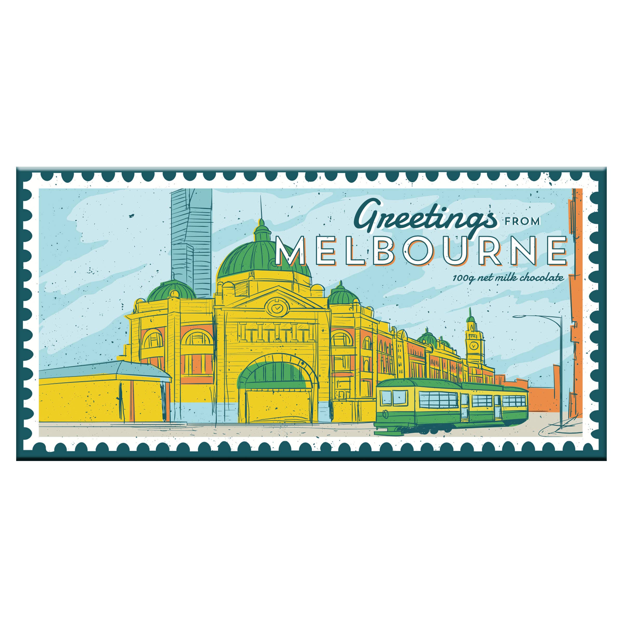 Bloomsberry - Wholesale Chocolate bar - Greetings From Melbourne (Milk)0