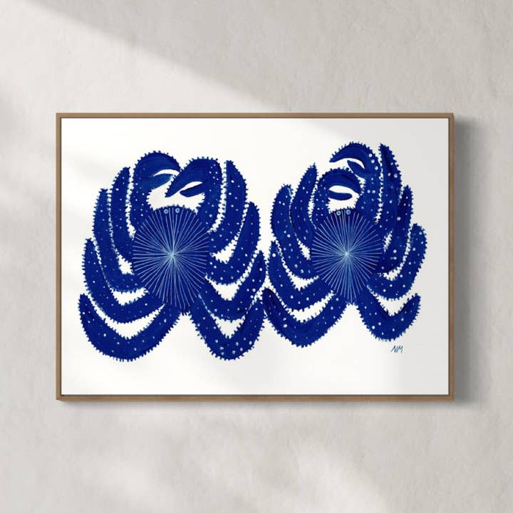 Nancy McKie - Wholesale Art Print - Blue crabs