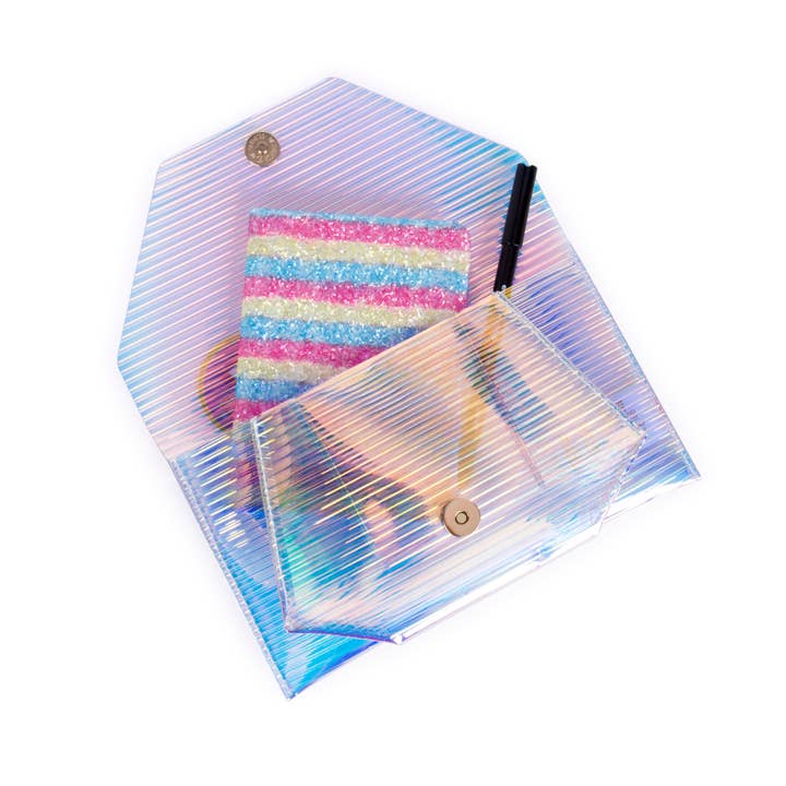 Helio Ferretti - Wholesale Clutch Bag - Women's - HOLO POUCH TEXTURE HF