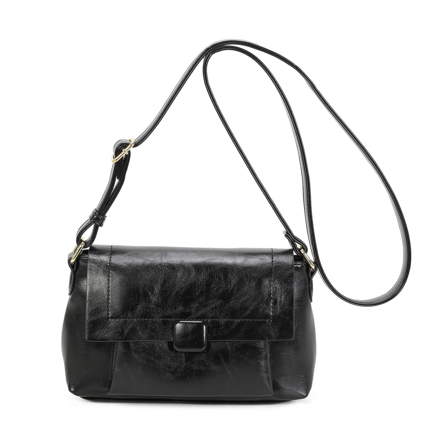 INES DELAURE - Wholesale Shoulder Bag - Women's - Zipped flap crossbody bag6