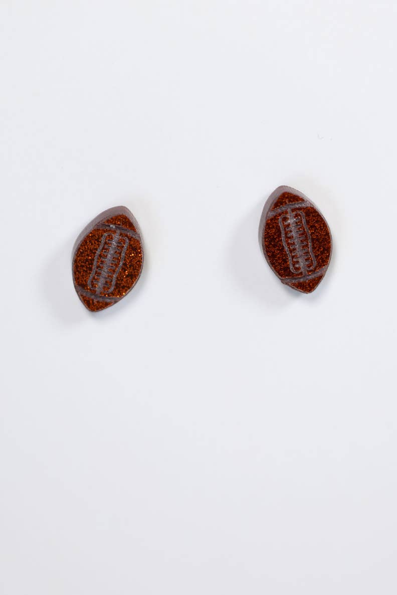 TLD Designs - Wholesale Stud/Post Earrings - Football studs
