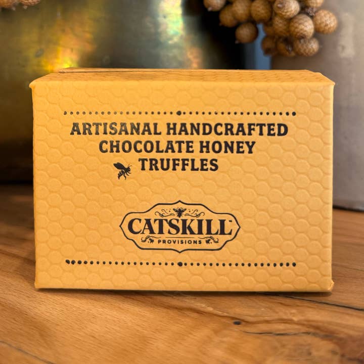 2 Piece Honey Chocolate/Honey Whiskey Truffles for wholesale by Catskill Provisions