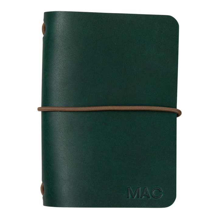 Refillable Golf Log Book Full Grain Leather - Made in USA for wholesale by Northwind