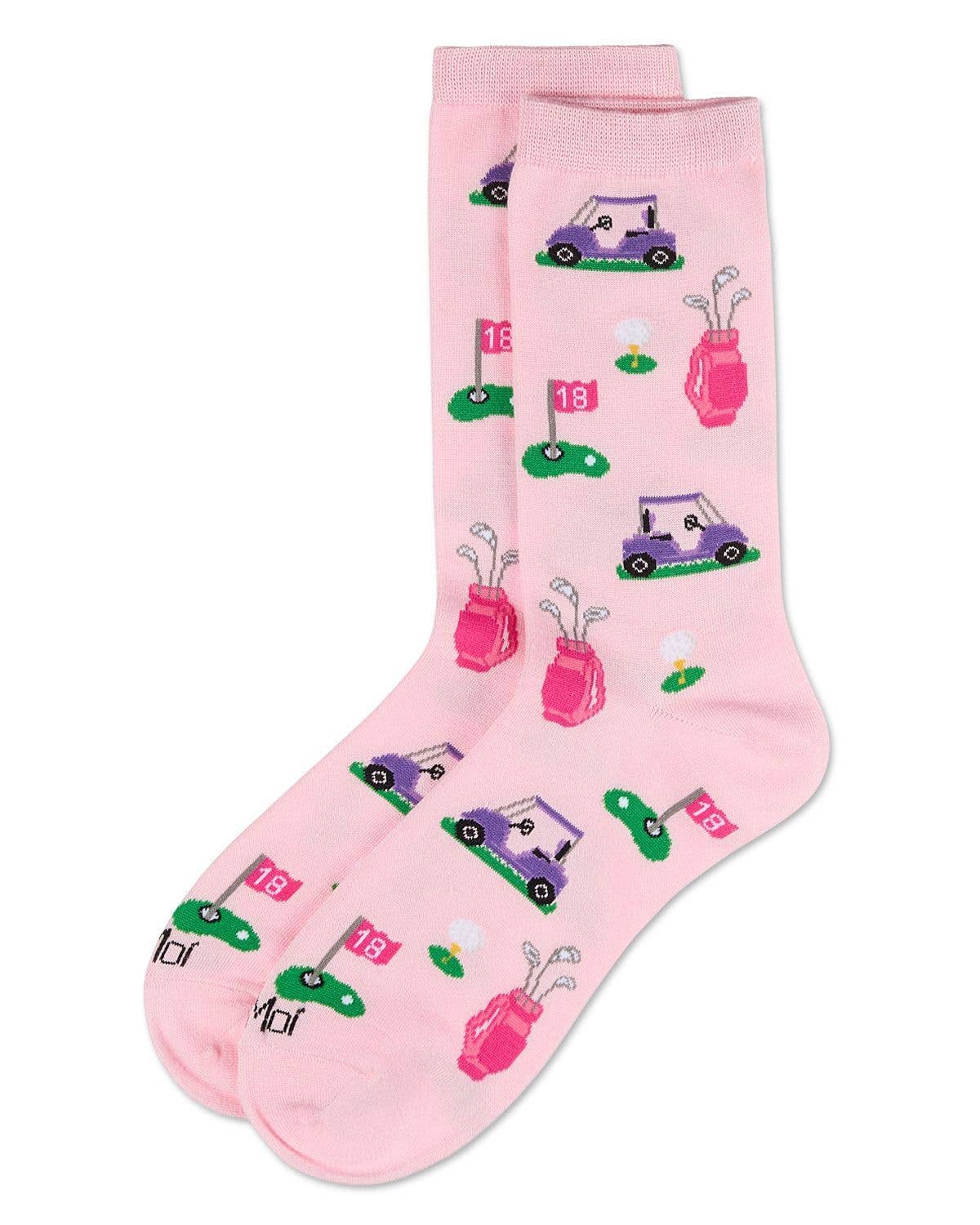 Crystal Rose Memoi Tee Time Bamboo Crew for wholesale on Faire2