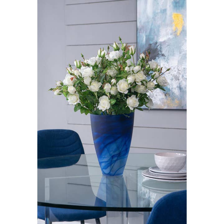 A&B Home Group Inc. - Wholesale Artificial Plant - 6.5x3.5x25"H Rose Spray - White10