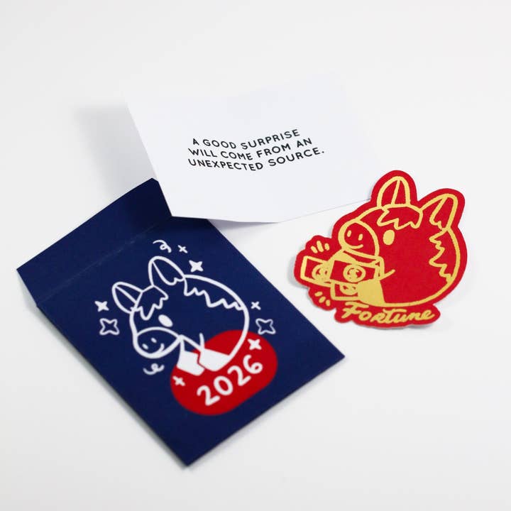 Mystery Fortune Stickers - Horse stickers - 2026 for wholesale by My Sweet Paper Card