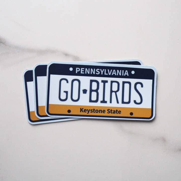 Sentinel Supply - Wholesale Sticker - Go Birds Philadelphia Eagles Sticker - Pennsylvania Plate3