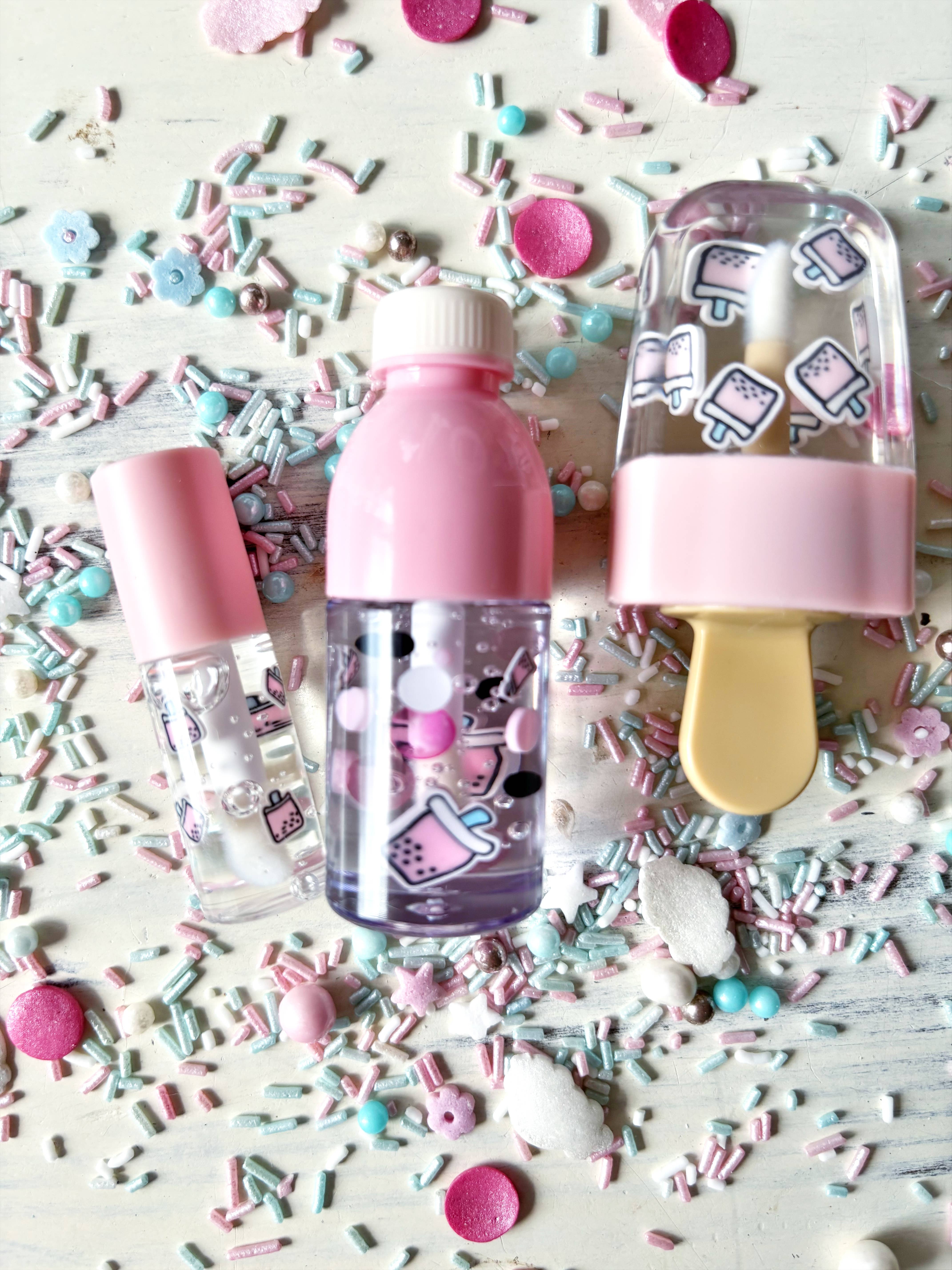 Live Sweet - Wholesale Lip Gloss - Boba Popsicle Lip Gloss2