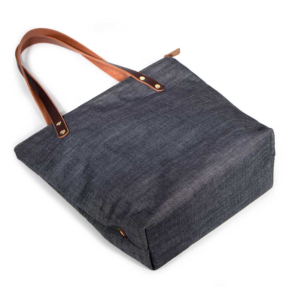 General Knot & Co. - Wholesale Tote Bag - Unisex - Japanese Denim Portfolio Tote1