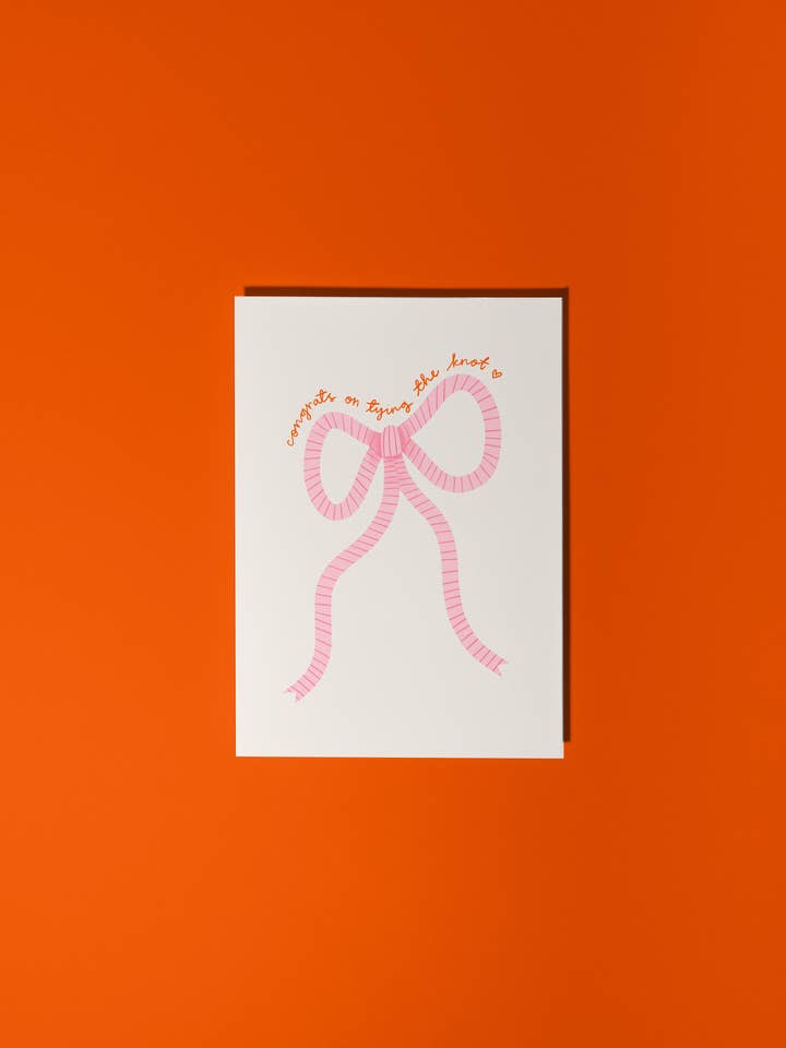 Congrats on Tying The Knot for wholesale by Tillie Rose Studio