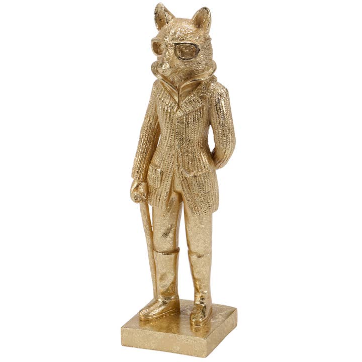 Distinguished Fox Figurine for wholesale by Primitives by Kathy