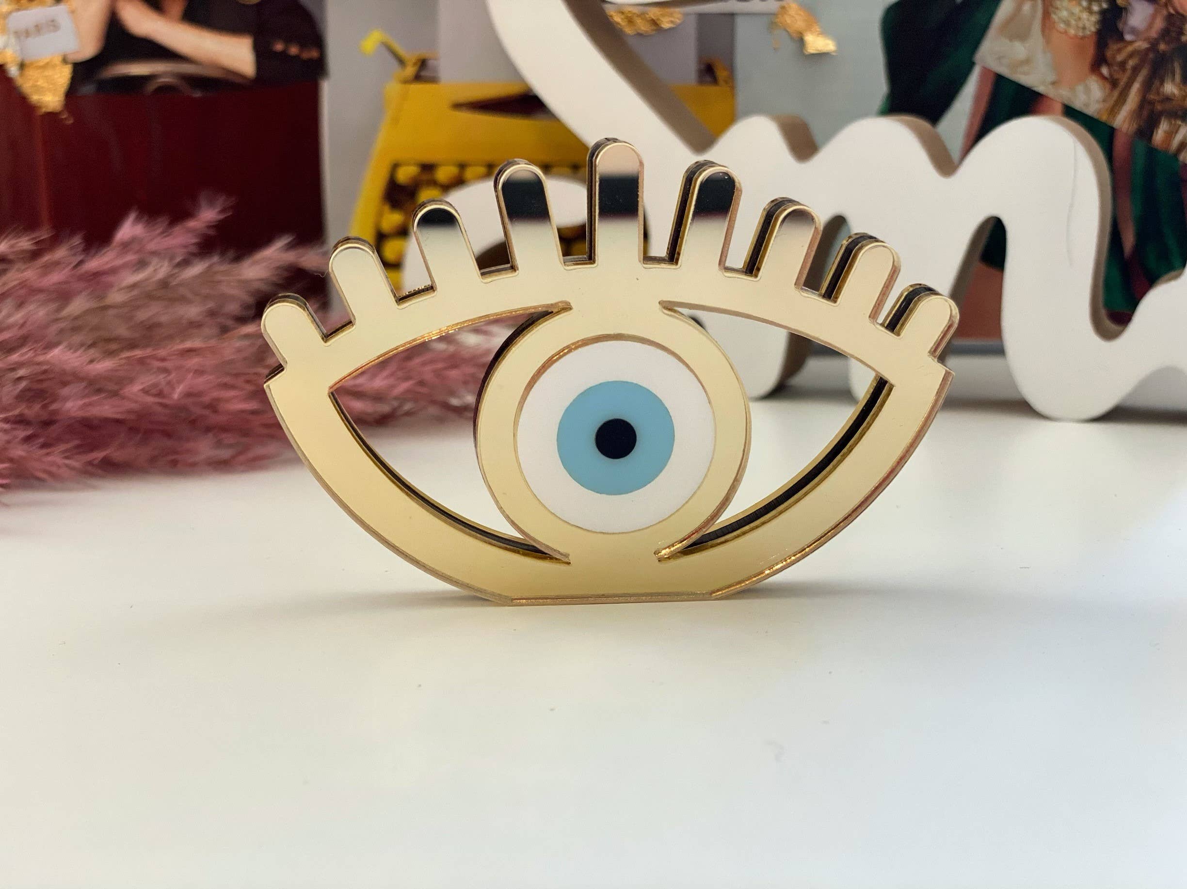 Christina Christi - Vendita all'ingrosso Decorazione - Ornamento Occhio Protettivo con Lunga Ciglia, Portafortuna7