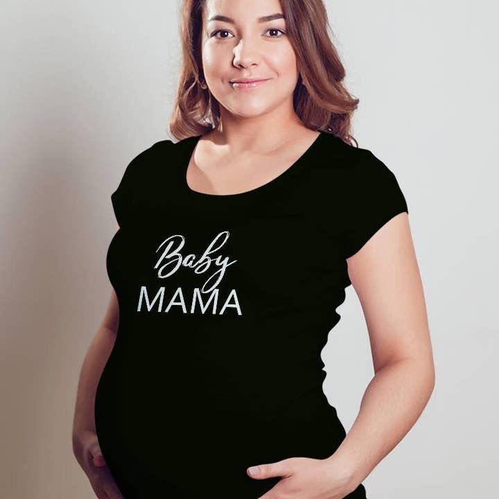Baby Mama maternity shirt for wholesale by Custom Buffalo Chic
