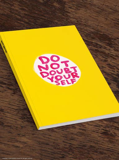 David Shrigley x Brainbox Candy – wholesale Notebook – Funny Gift - David Shrigley A5 Notebook - Do Not Doubt1