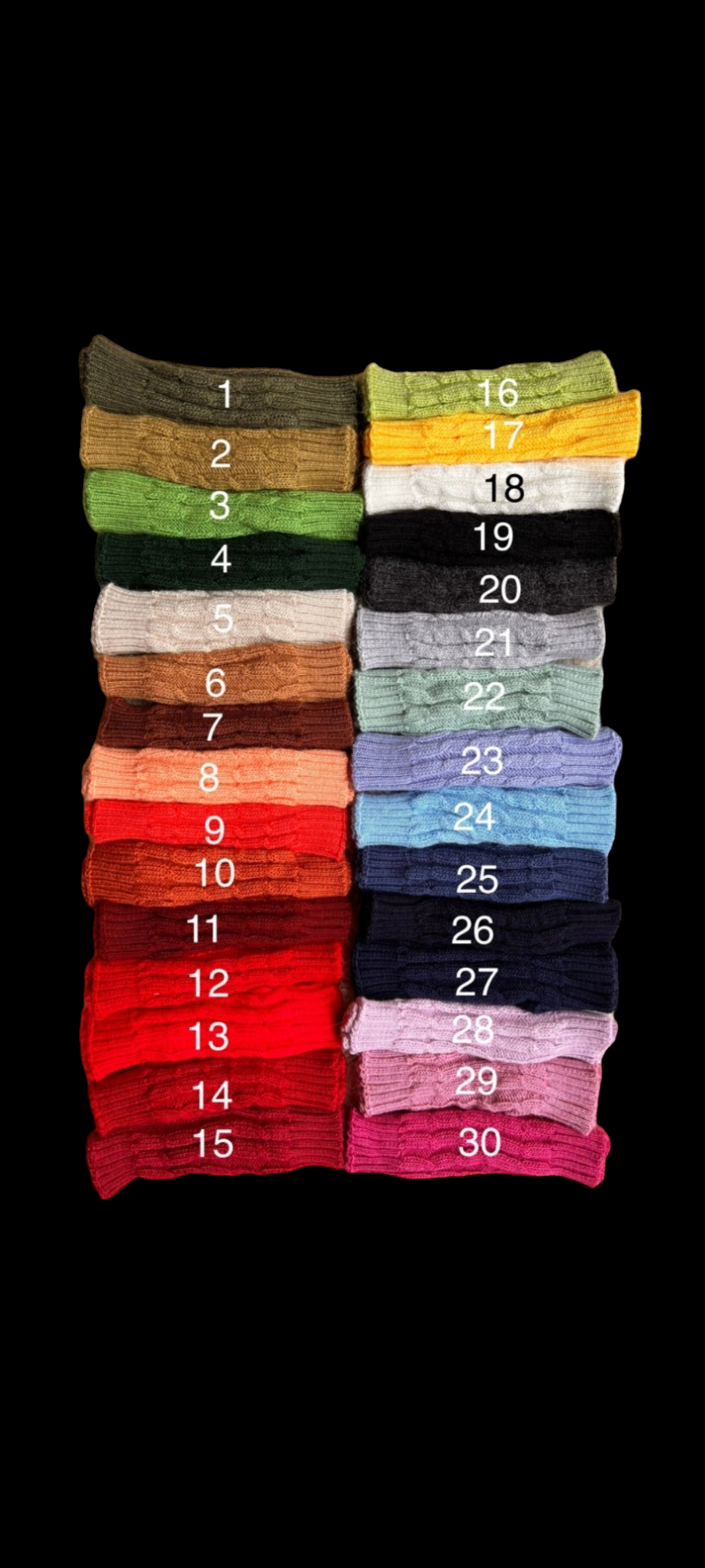 MODA LATINA - Vente Gants – femme - Gants en alpaga tricotés, gants d'hiver, gants sans doigts7