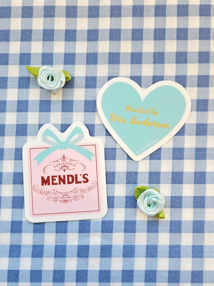 Directed By Wes Anderson Sticker for wholesale by Tori's Trinkets