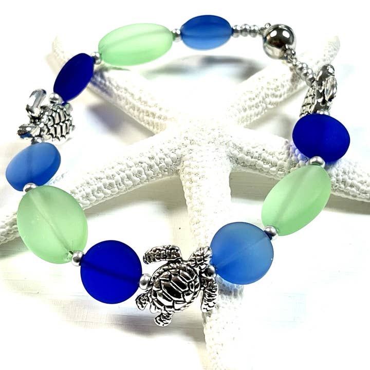 Assortiment magnetische armband zeeslazen schildpad voor wholesale door Devi Creations