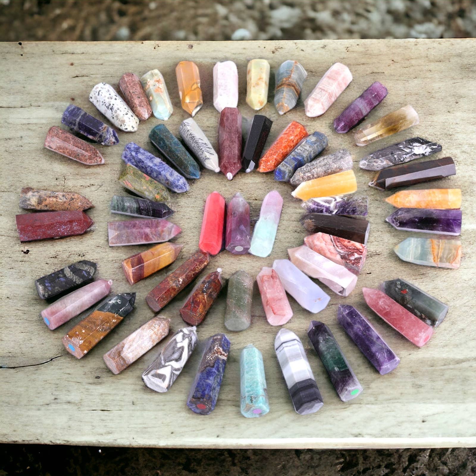 Wax Apothecary - Wholesale Spiritual Stone/Crystal - Assortment of Crystal & Gemstone Towers : Single Points5