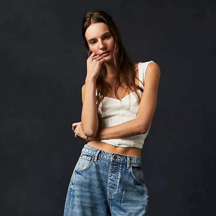 Loose Low Waist jeans for wholesale by Serenity Collective